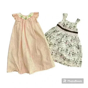 Dresses Girls size 6x Two Dresses Chic Boutique Smocked Dressy Long and Short